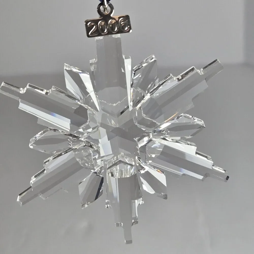Swarovski 2006 Annual Christmas Ornament Crystal Snowflake Xmas Original Box